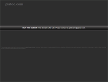 Tablet Screenshot of platoo.com